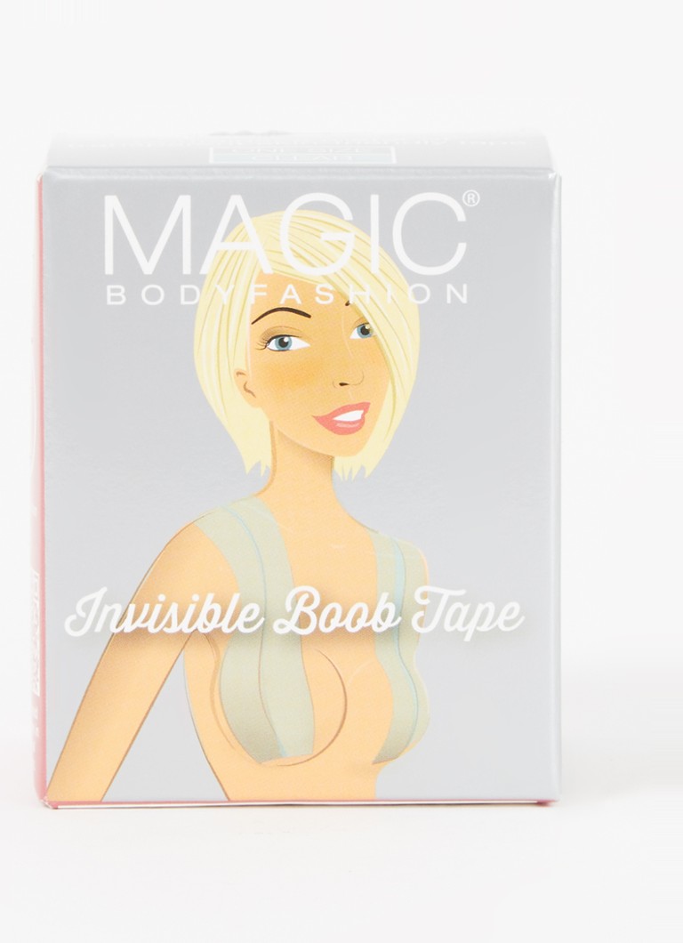 MAGIC Bodyfashion Dames Invisible Boob Tape in de kleur Transparant, maat: ONE SIZE