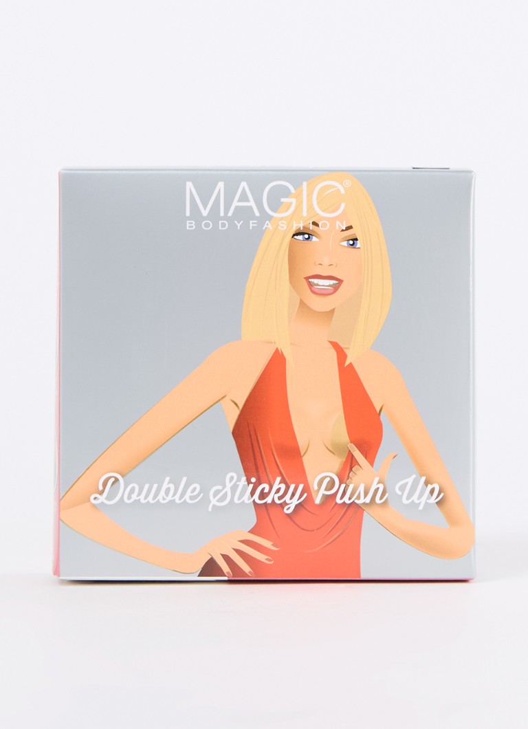 MAGIC Bodyfashion Dames Double Sticky Push-Up boobtape in de kleur Zwart, maat: C/D