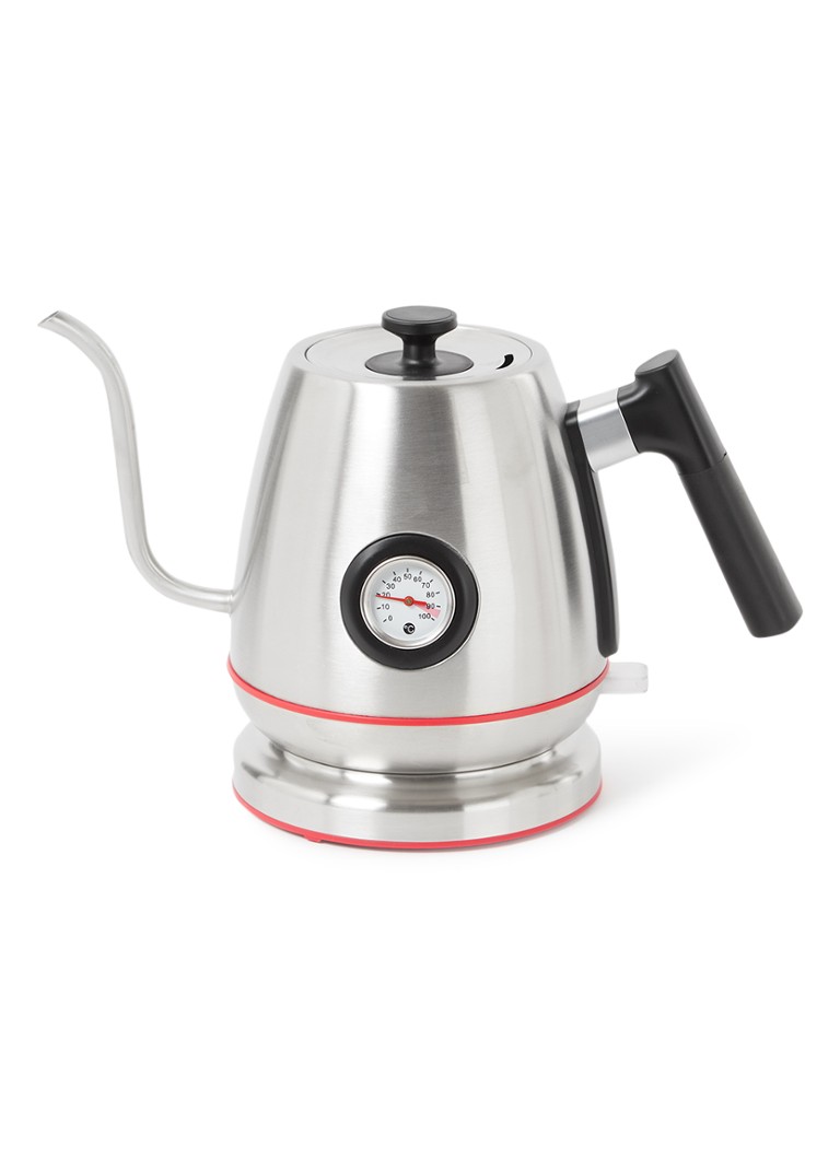 Kilner Gooseneck Pour Over waterkoker 1 liter Zilver - Deal
