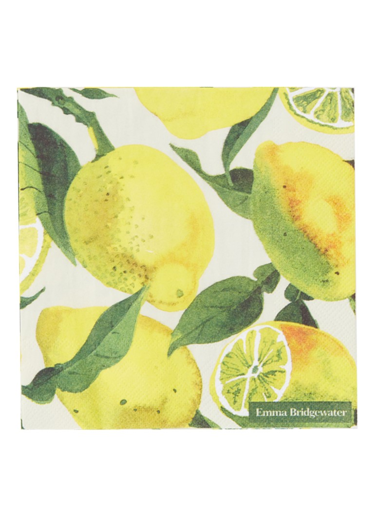 Ihr Ideal Home Lemons servetten 33 x 33 cm Abrikoos - Deal