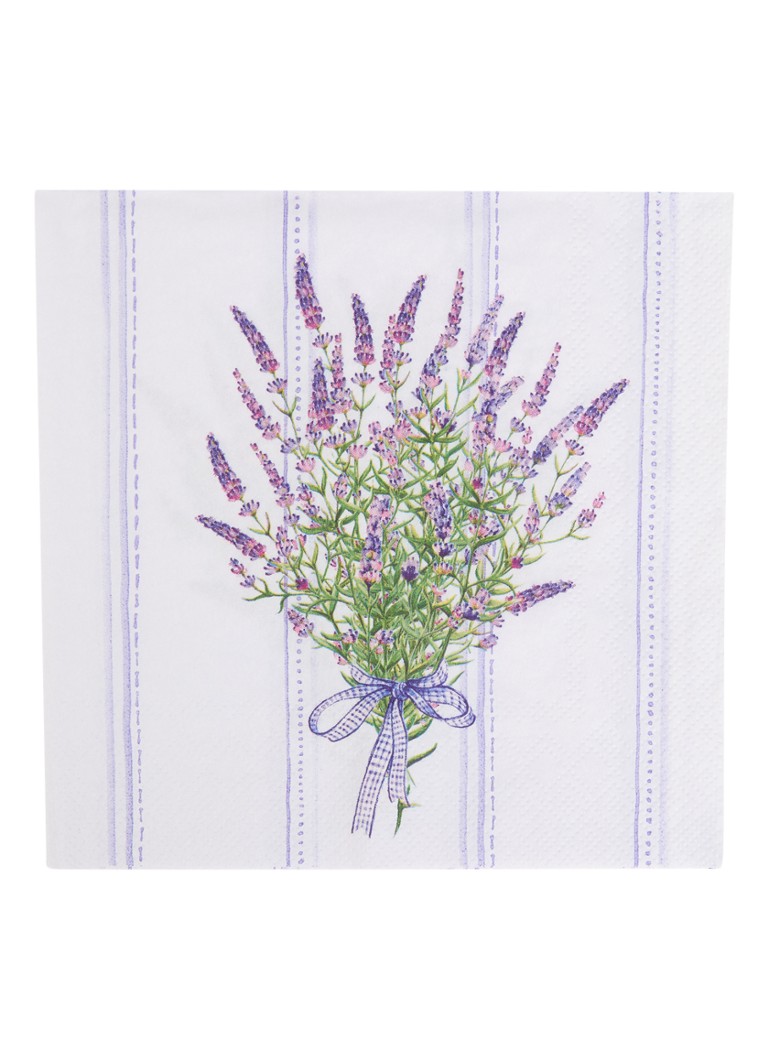 Ihr Ideal Home Lavender Harmony servet 33 x 33 cm Lichtpaars - Deal