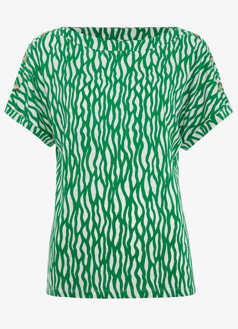 Phase Eight Dames Suzie top met print in de kleur Groen