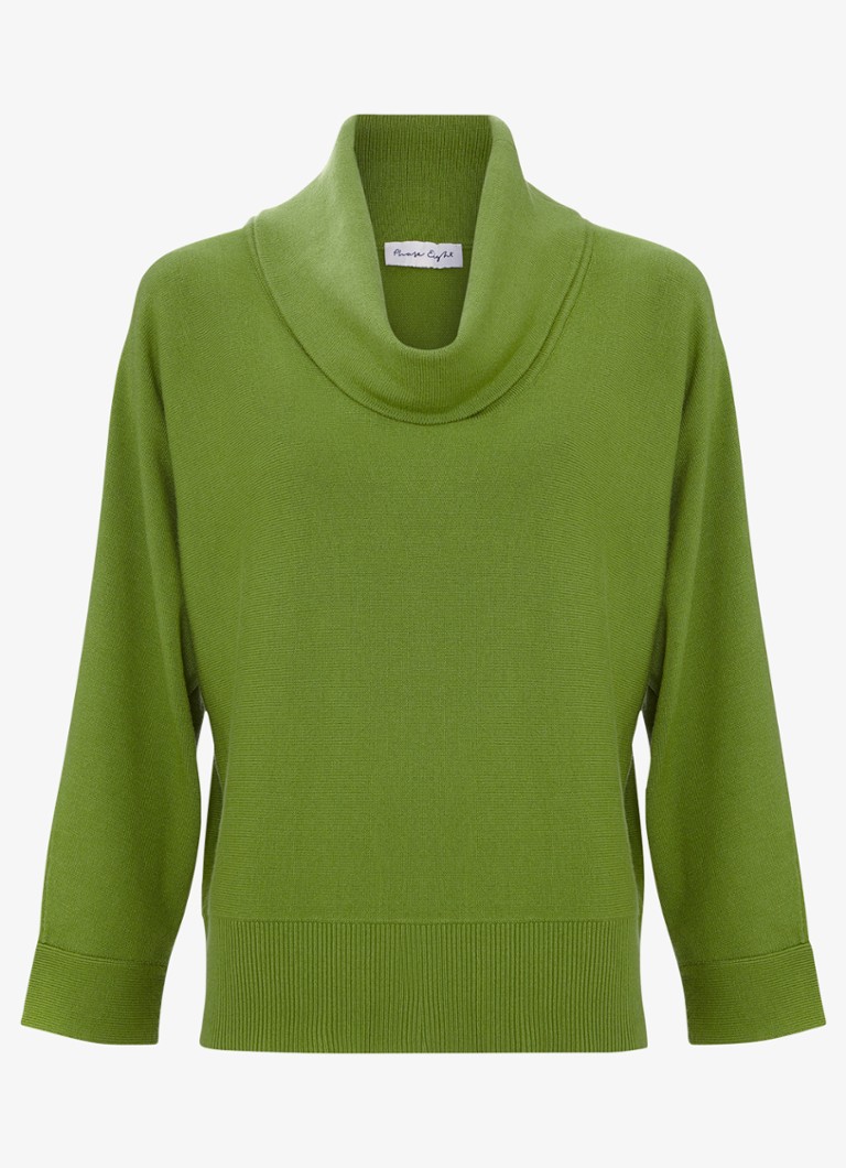 Phase Eight Dames Rosalie fijngebreide trui met textuur in de kleur Groen