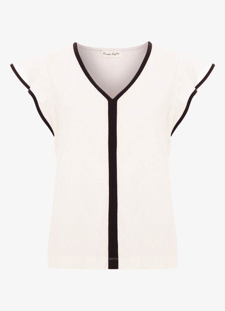 Phase Eight Dames Fleur tuniek met vlindermouw in de kleur Wit