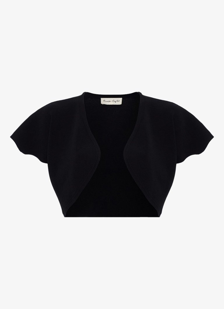 Phase Eight Dames Myra bolero met vlindermouw in de kleur Zwart