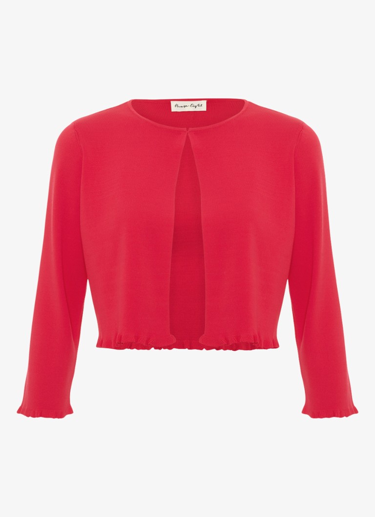 Phase Eight Dames Mimi fijngebreide bolero in de kleur Donkerroze