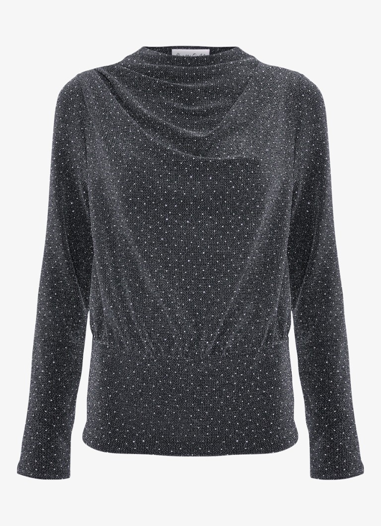 Phase Eight Dames Top met strass in de kleur Zilver