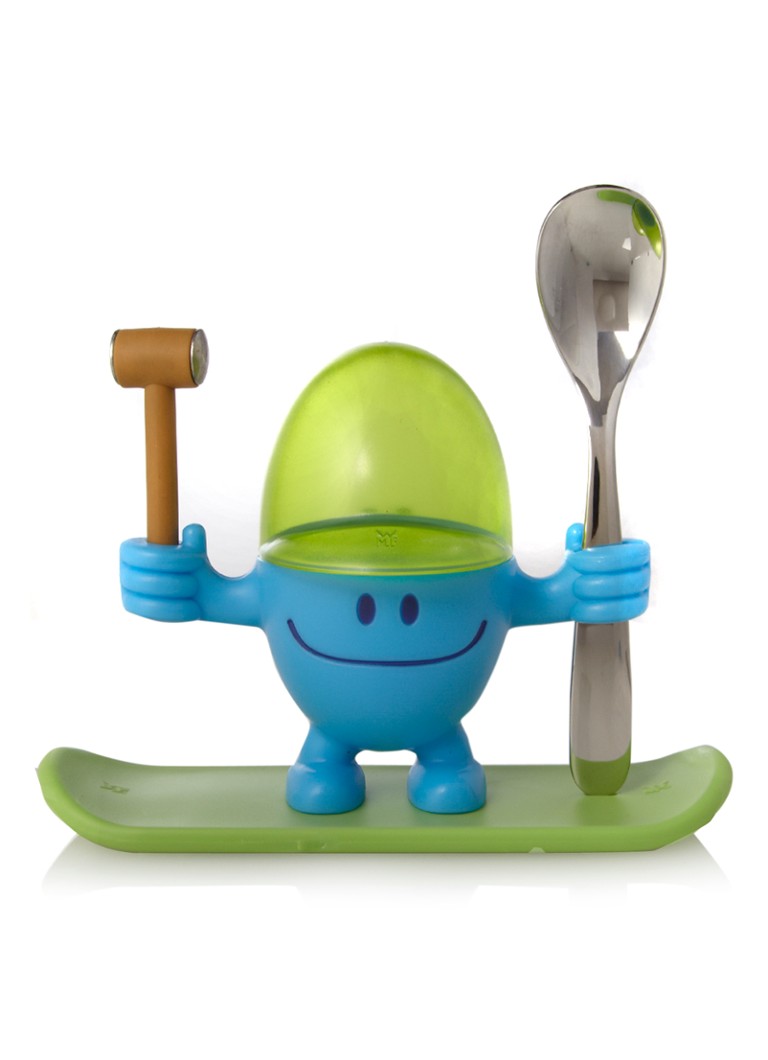 WMF McEgg eierdop met lepel 11 cm 2-delig Blauw - Deal