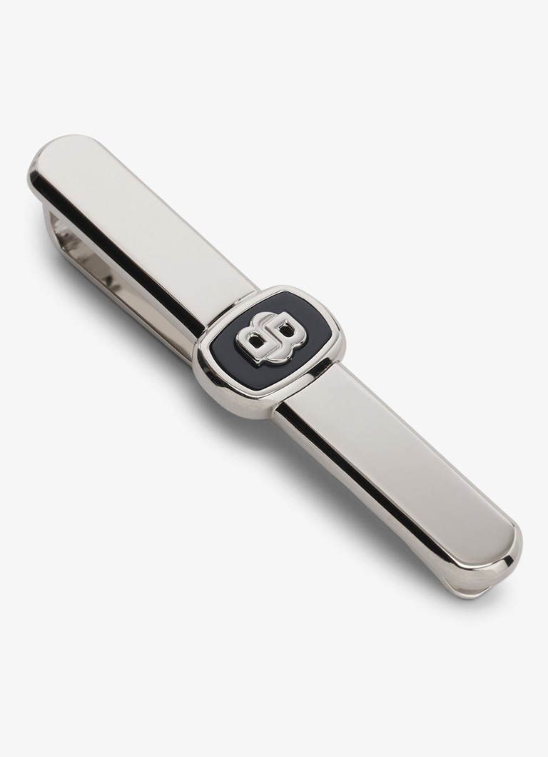 BOSS Heren B-CASINGINSERTBB-TIE dasspeld met logo in de kleur Open Blue-466 / Blauw
