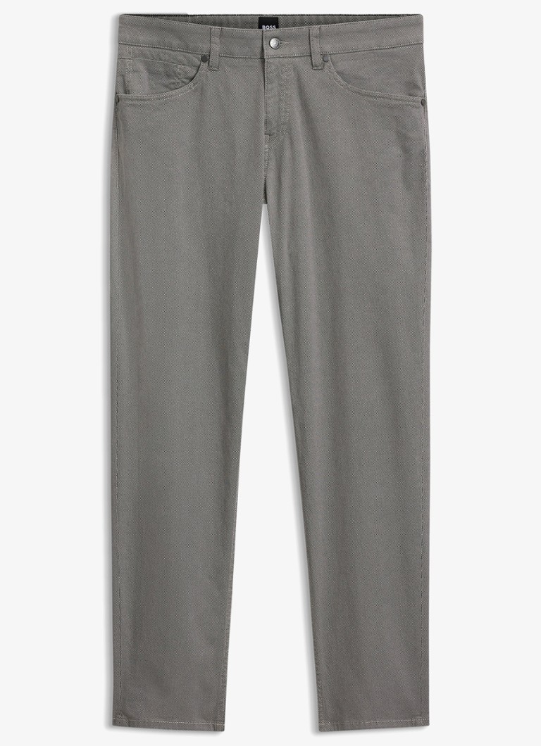 BOSS Heren Slim fit broek met steekzakken in de kleur Zwart