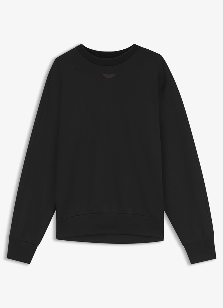 BOSS Heren BOSS x Aston Martin sweater met logo in de kleur Zwart