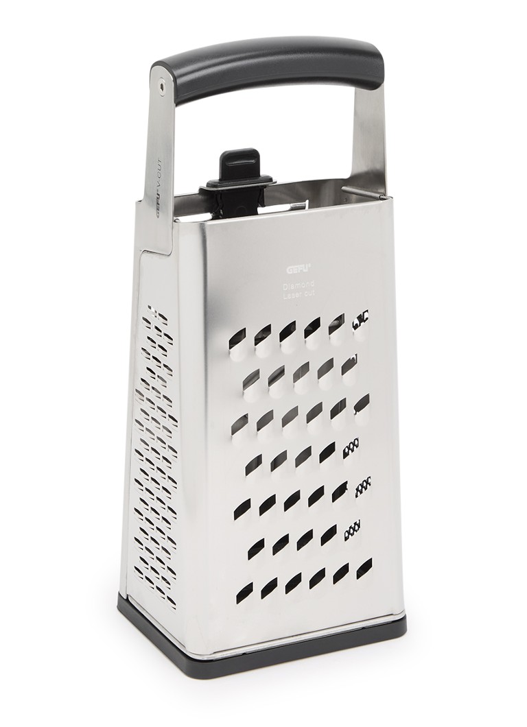 GEFU V-Cut torenrasp met 4 zijden 28 cm Zilver - Deal