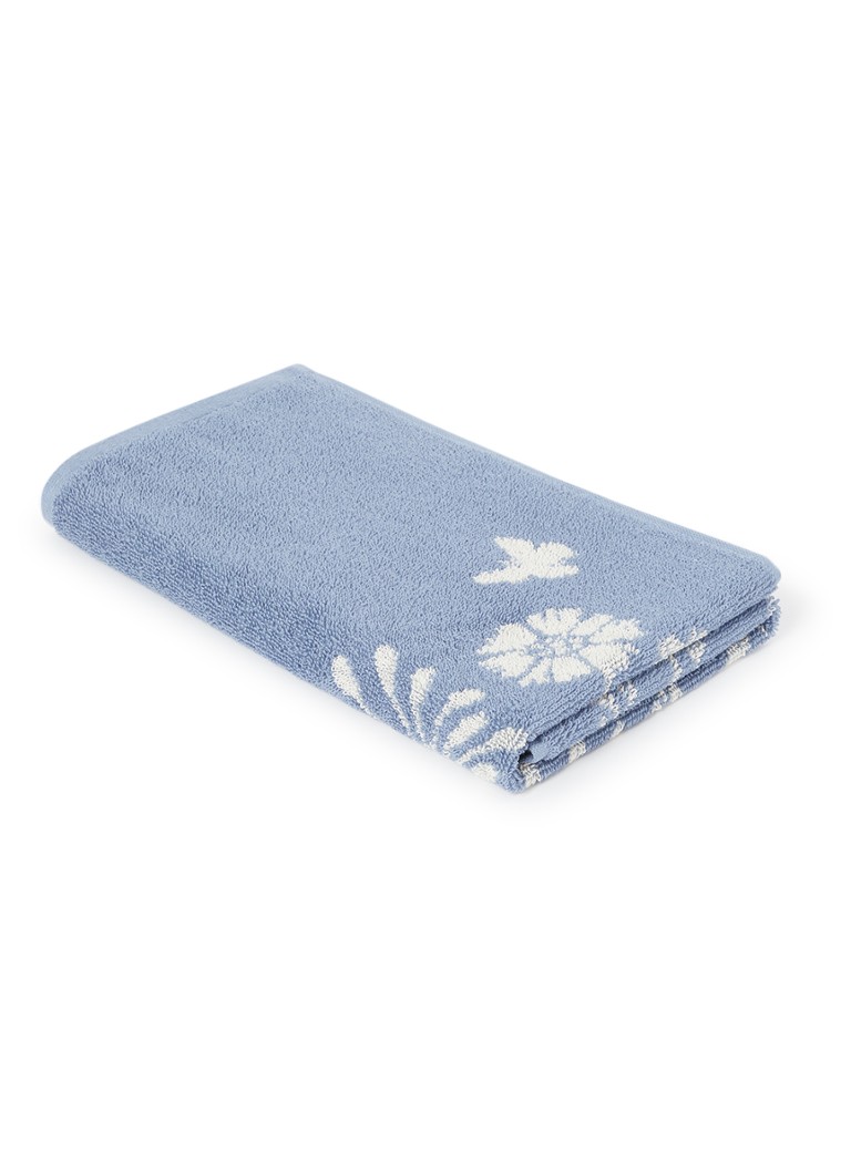 Bunzlau Castle Wild Flowers keukendoek van katoen 60 x 50 cm Lichtblauw - Deal