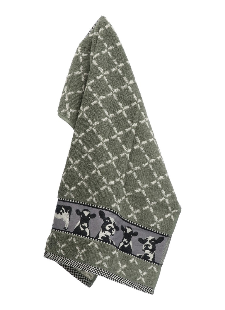 Bunzlau Castle Cow keukendoek 53 x 60 cm Donkergroen - Deal