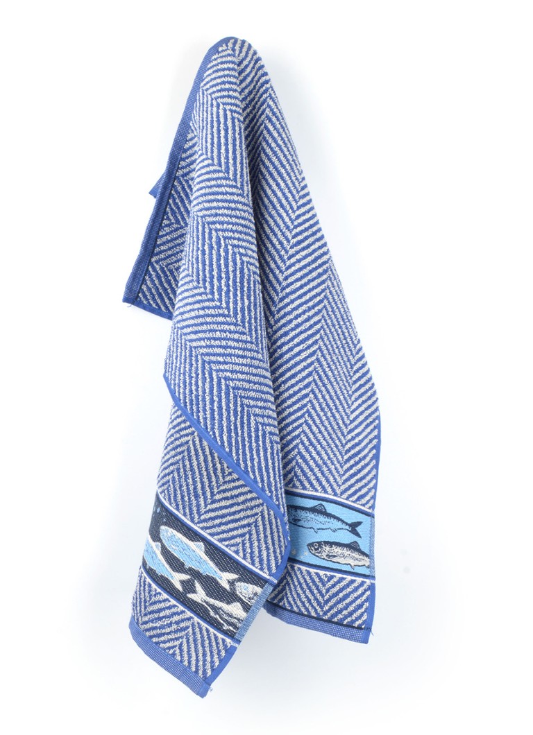 Bunzlau Castle Fish keukendoek 53 x 60 cm Blauw - Deal