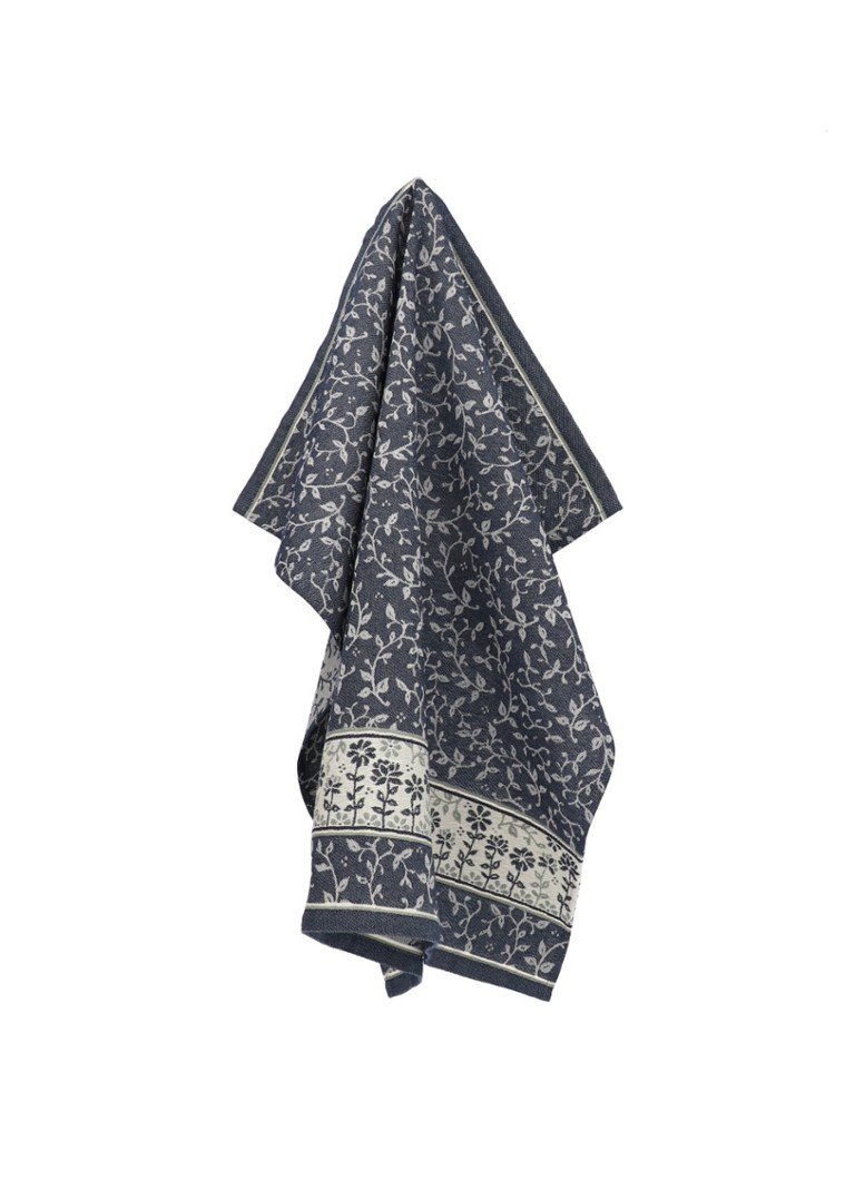 Bunzlau Castle Daydream theedoek 65 x 65 cm Donkerblauw - Deal