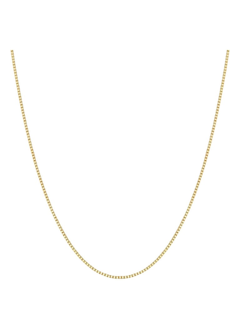 Ania Haie Dames Box Chain ketting S verguld