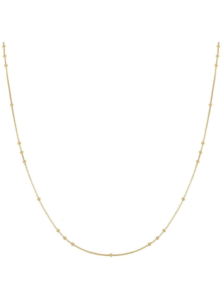Ania Haie Dames Mini Bead Station ketting S verguld