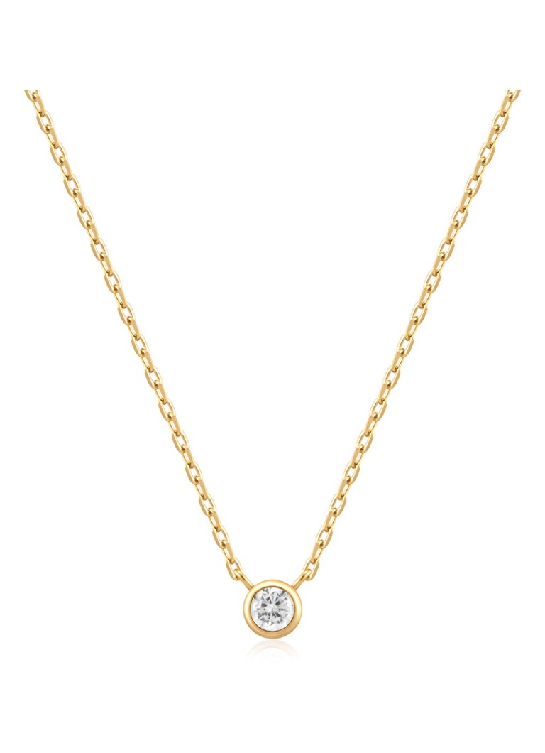 Ania Haie Dames Solitaire ketting M verguld