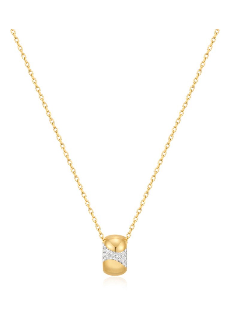 Ania Haie Dames Rivulet Pavé ketting S verguld
