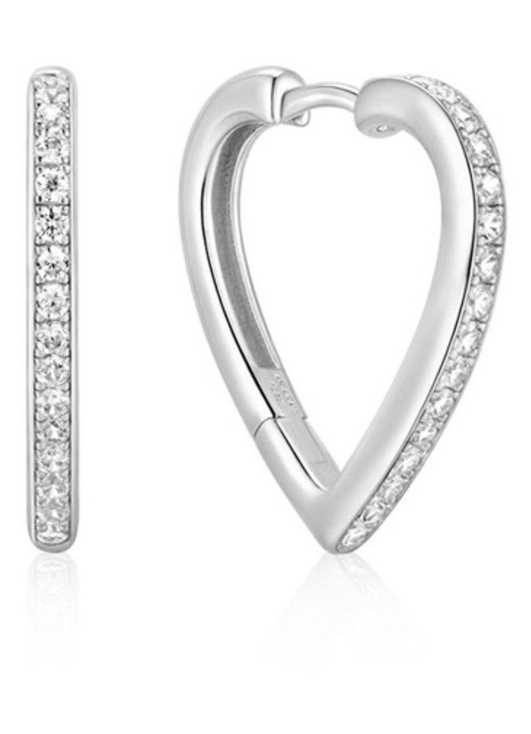 Ania Haie Dames Sparkle Heart Hug oorringen