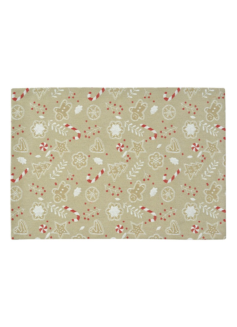 Sander Ginger Man tafelkleed 250 x 150 cm Beige - Deal