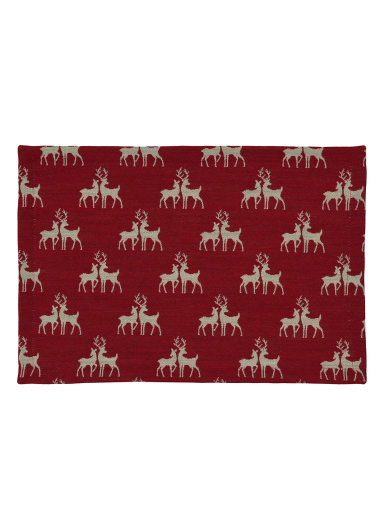Sander Montagne placemat 50 x 35 cm Rood - Deal