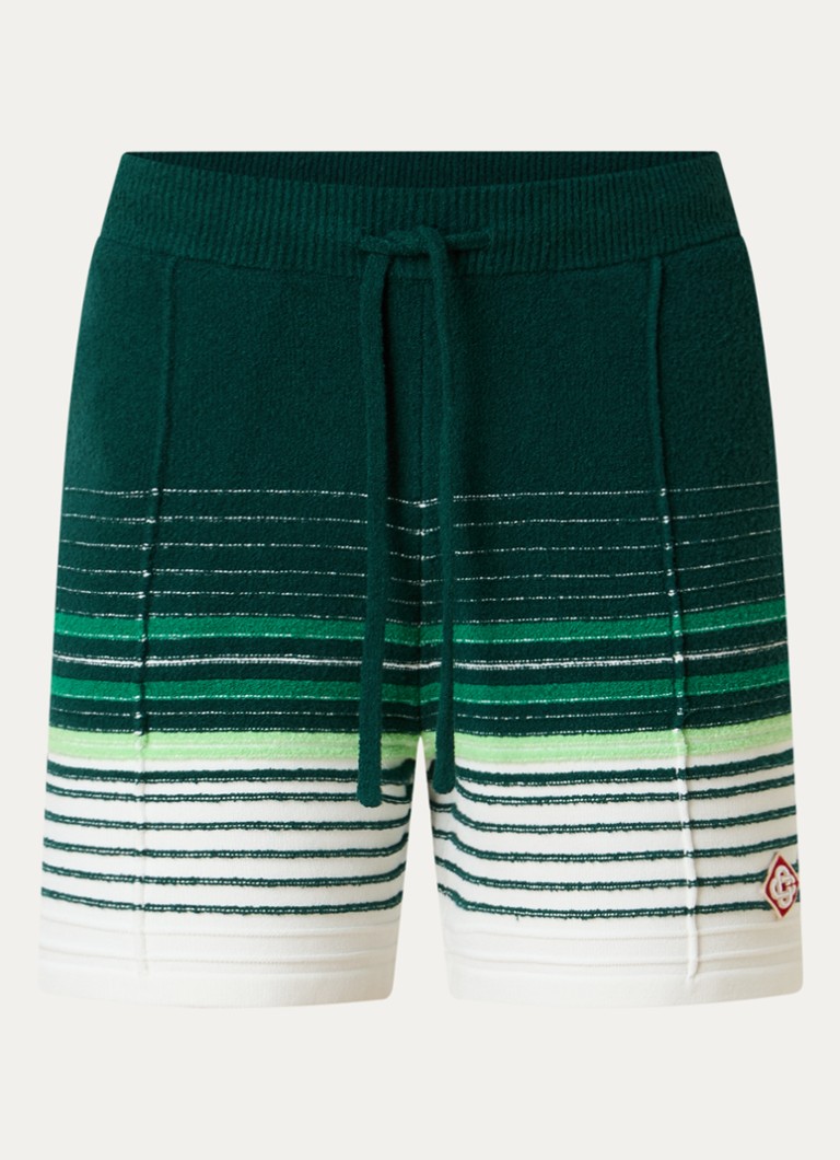 Casablanca Heren Loose fit korte joggingbroek met structuur in de kleur Multicolor, maat: S