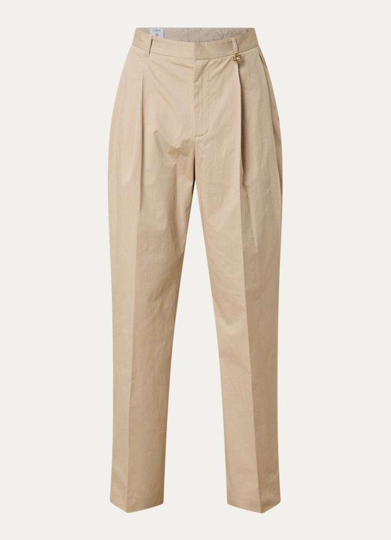 Casablanca Heren Loose fit pantalon met steekzakken in de kleur Beige, maat: 52