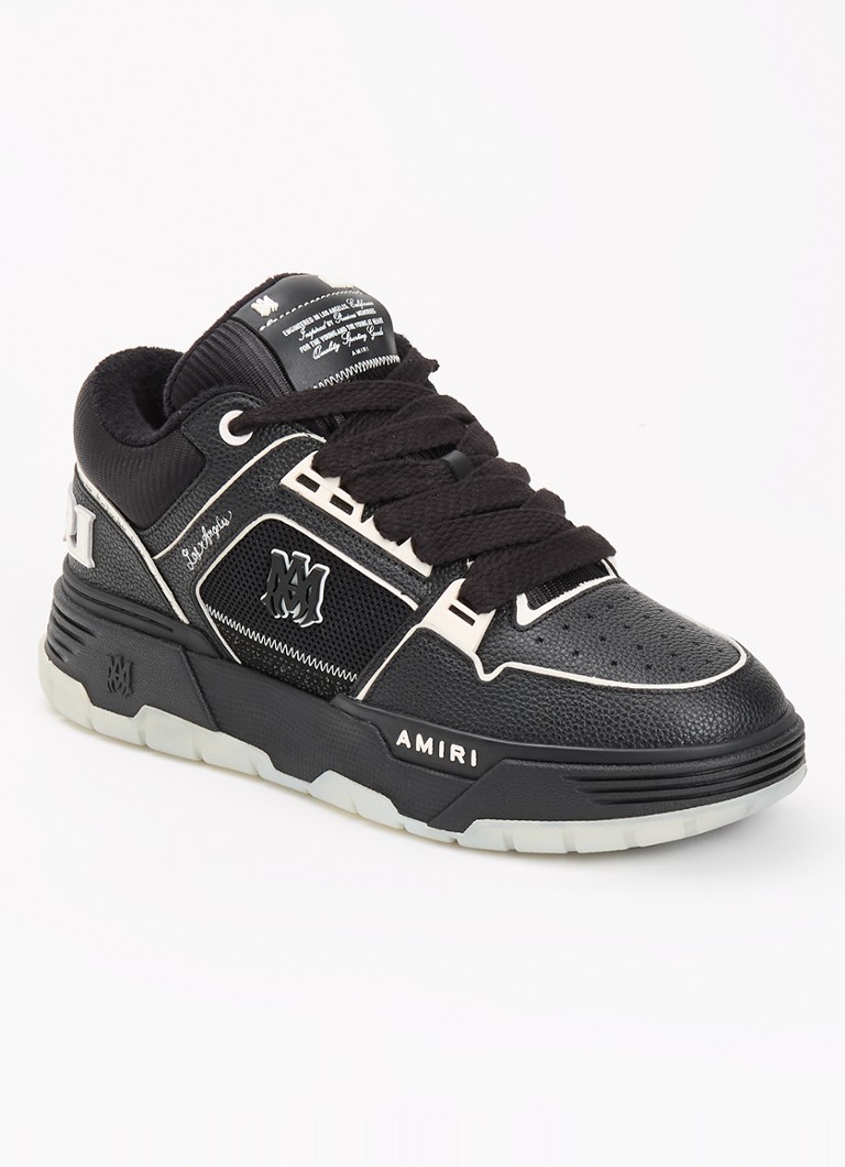 AMIRI Heren MA-1 sneaker van leer in de kleur Zwart, maat: 41
