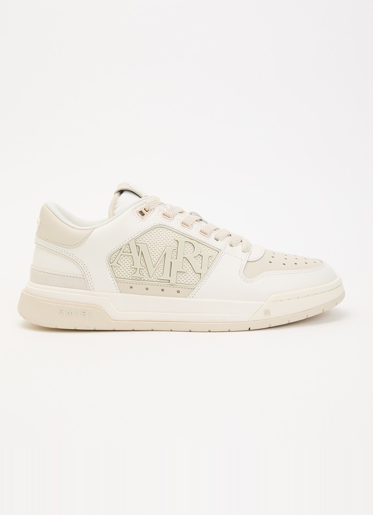AMIRI Heren Classic sneaker van kalfsleer met logo in de kleur Wit, maat: 43