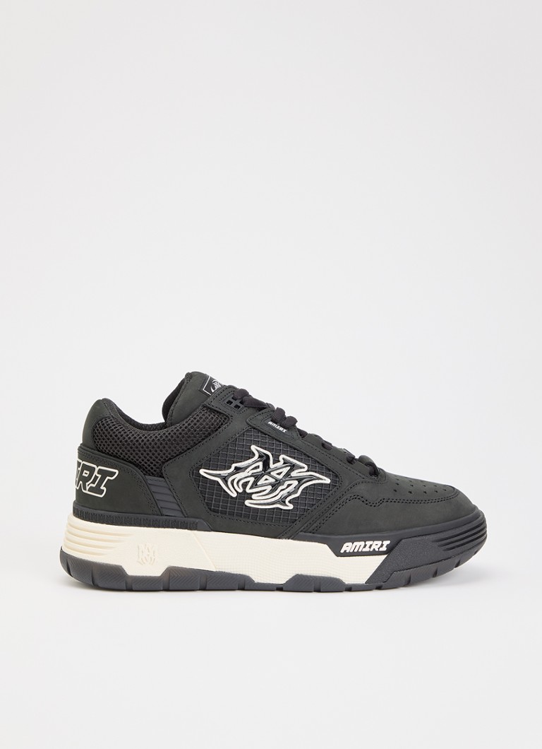 AMIRI Heren MA-94 sneaker van nubuck met logo in de kleur Zwart, maat: 42