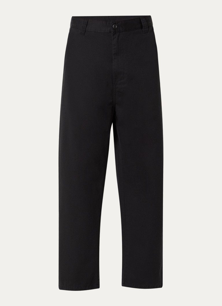 Carhartt WIP Heren Brady loose fit broek met steekzakken in de kleur Zwart, maat: S