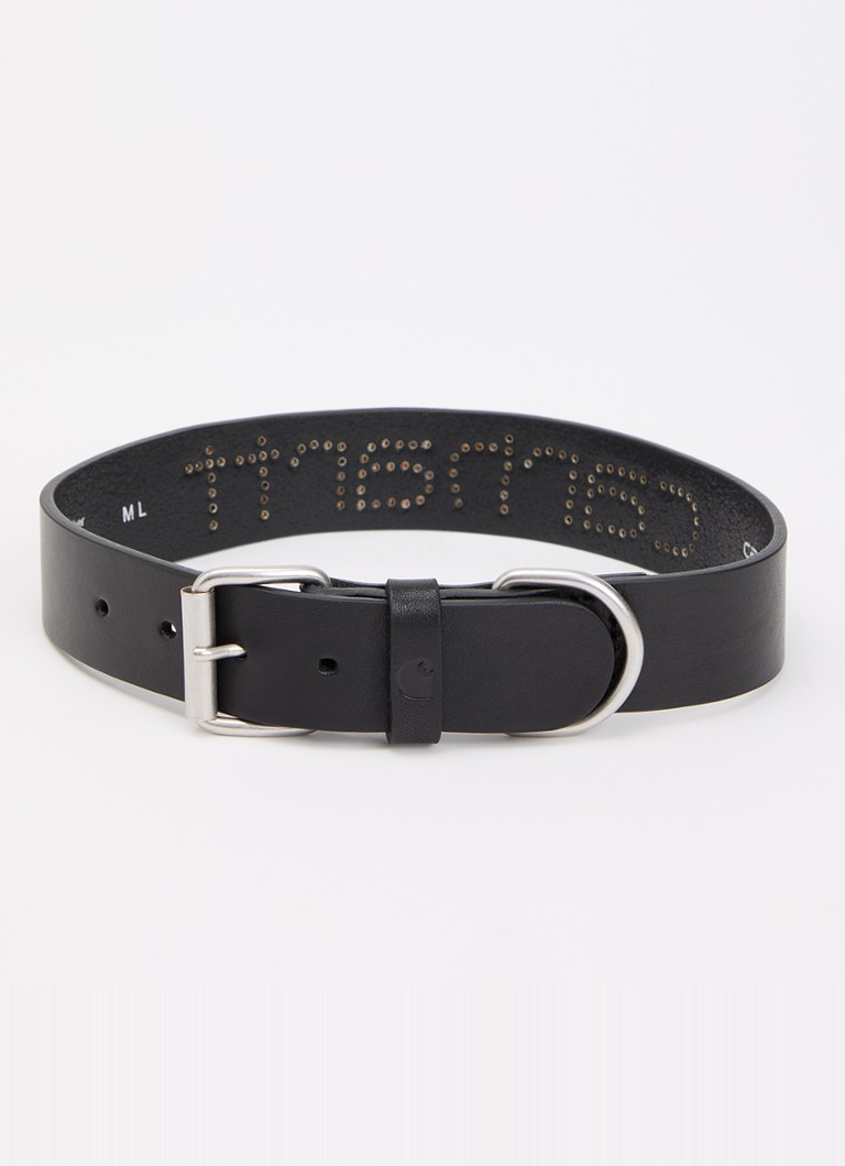 Carhartt WIP Script Studs honden halsband van leer Zwart - Deal