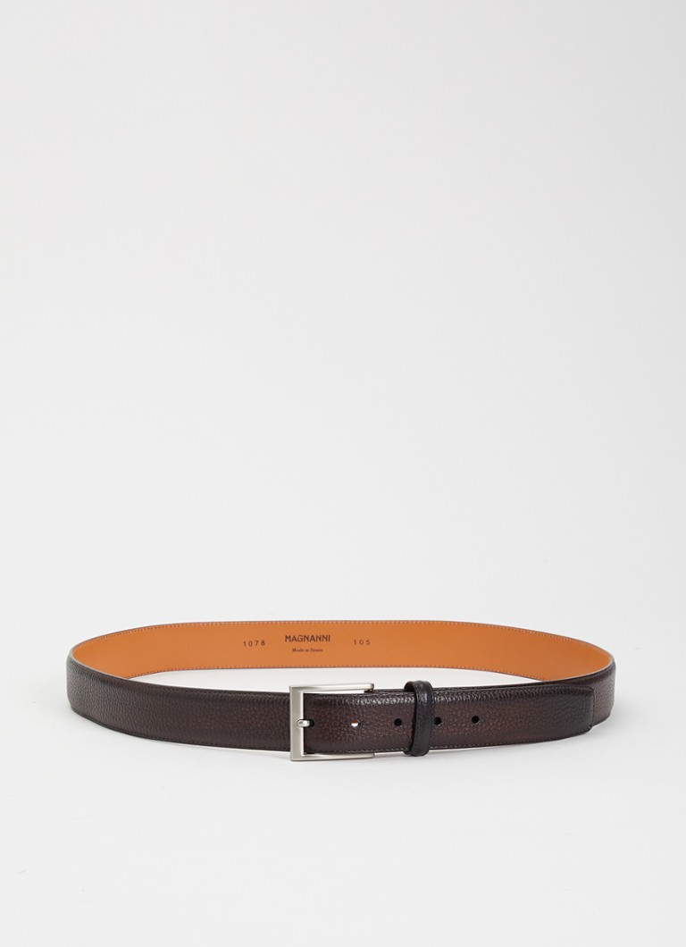 Magnanni Heren 1078 Rugo riem van leer in de kleur Bruin, maat: 95