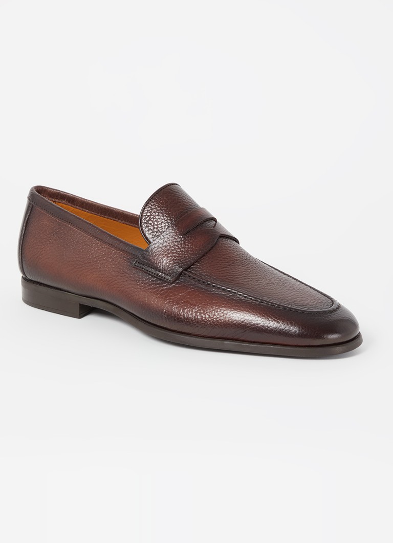 Magnanni Heren Diezma II loafer van kalfsleer in de kleur Bruin, maat: 44