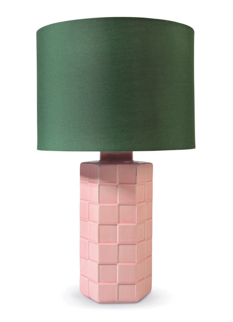 &Klevering Check tafellamp Ø25 cm Lichtroze - Deal