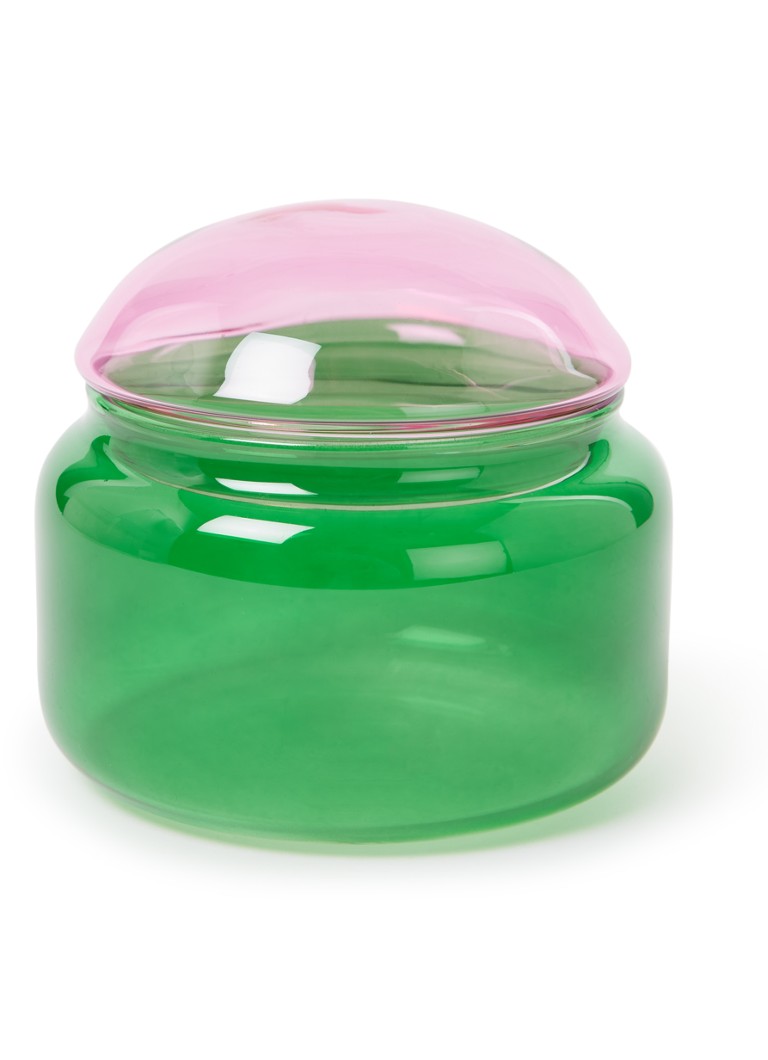 &Klevering puffy opbergpot 9,5 cm Groen - Deal