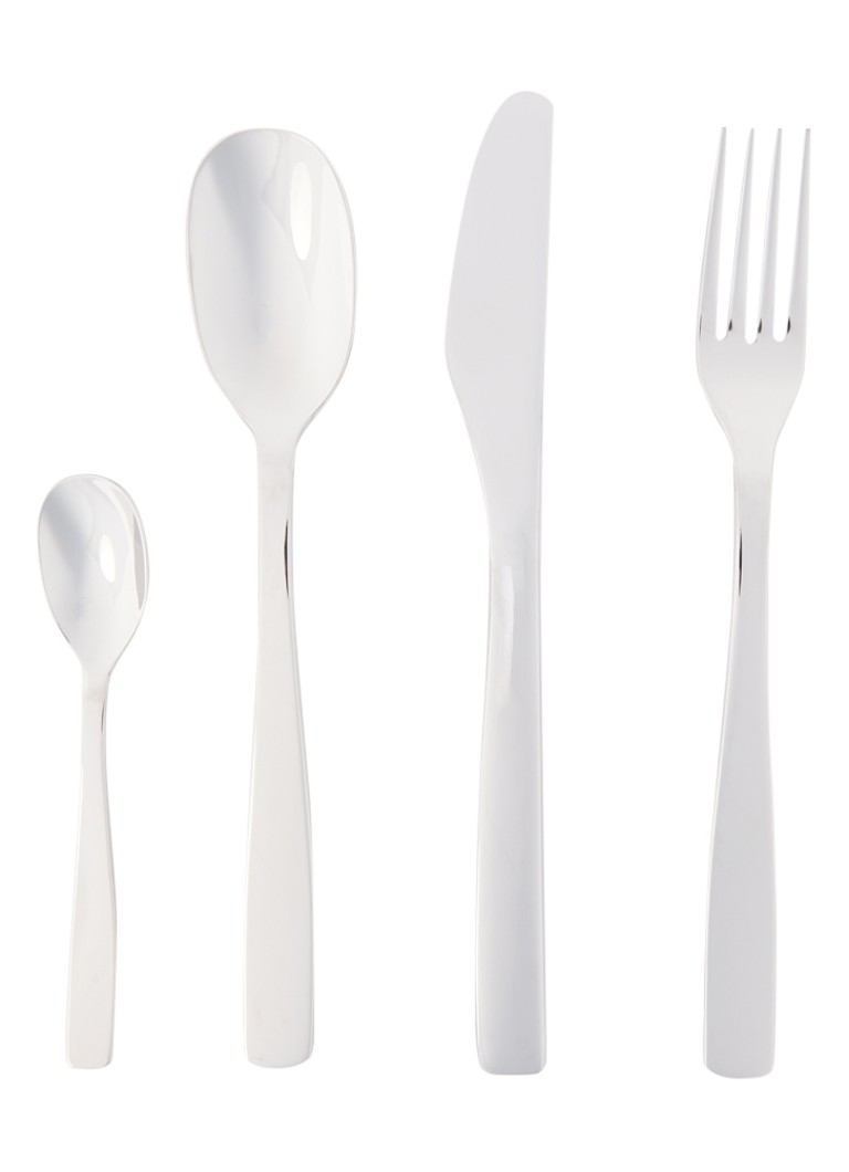Alessi KnifeForkSpoon bestekset 24-delig Zilver - Deal