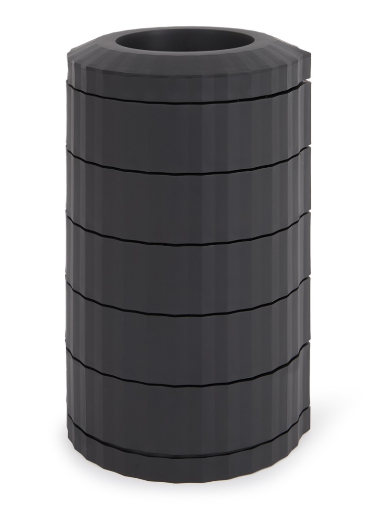 Alessi Plissé koffiecapsule houder 23,7 cm Zwart - Deal