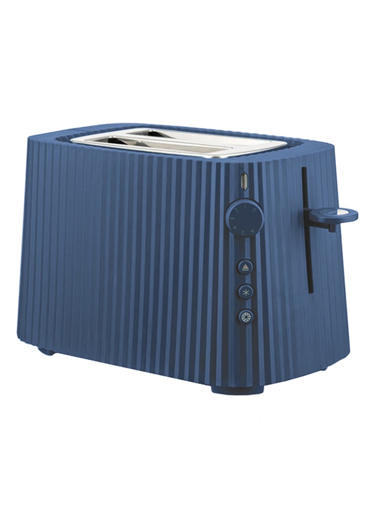 Alessi Plissé broodrooster 2-slots MDL08DAZ Blauw - Deal