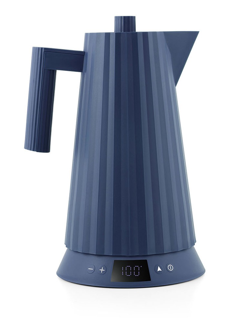 Alessi Plissé Waterkoker 1,7 liter MDL21 DAZ Royalblauw - Deal