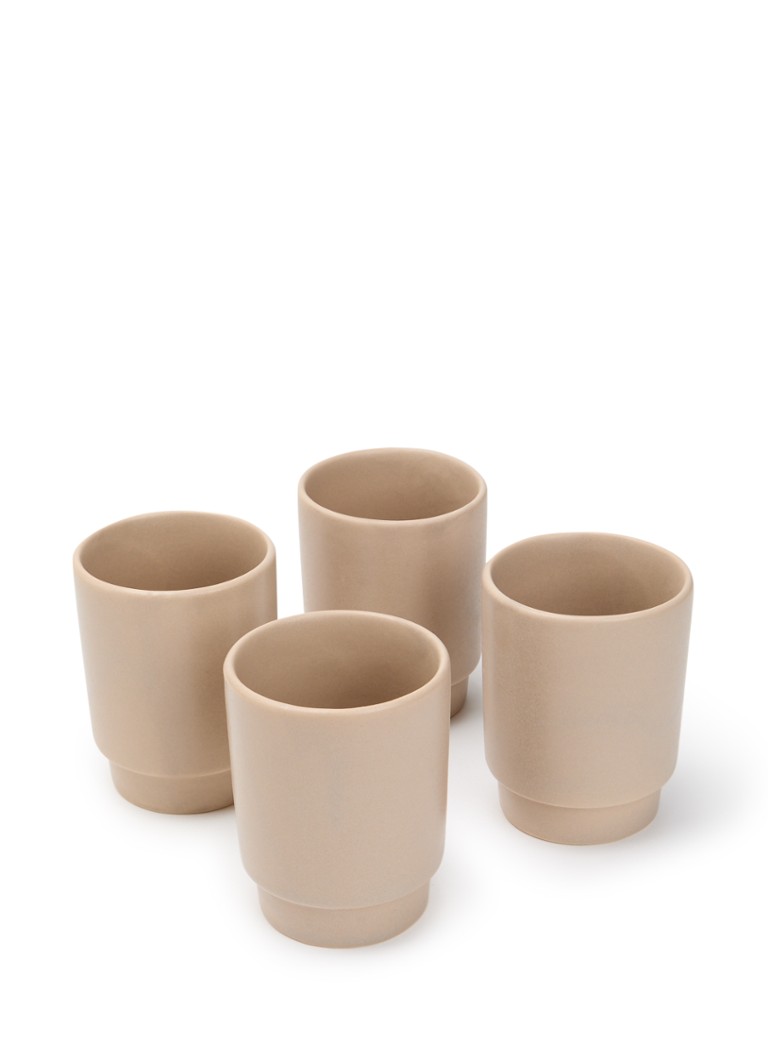 Vtwonen Kopje 25 cl set van 4 Beige - Deal