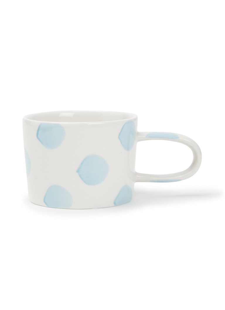 Vtwonen Dots mok 35 cl Lichtblauw - Deal