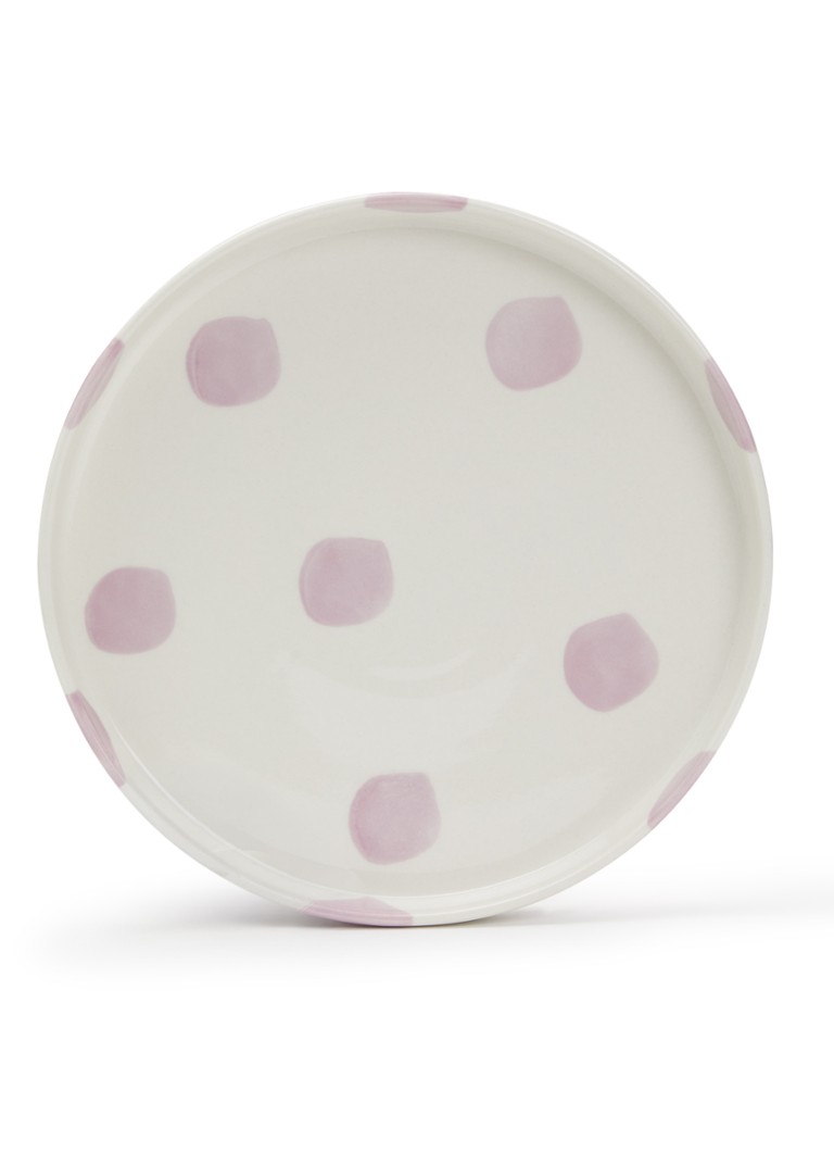 Vtwonen Dots ontbijtbord 20 cm Lila - Deal