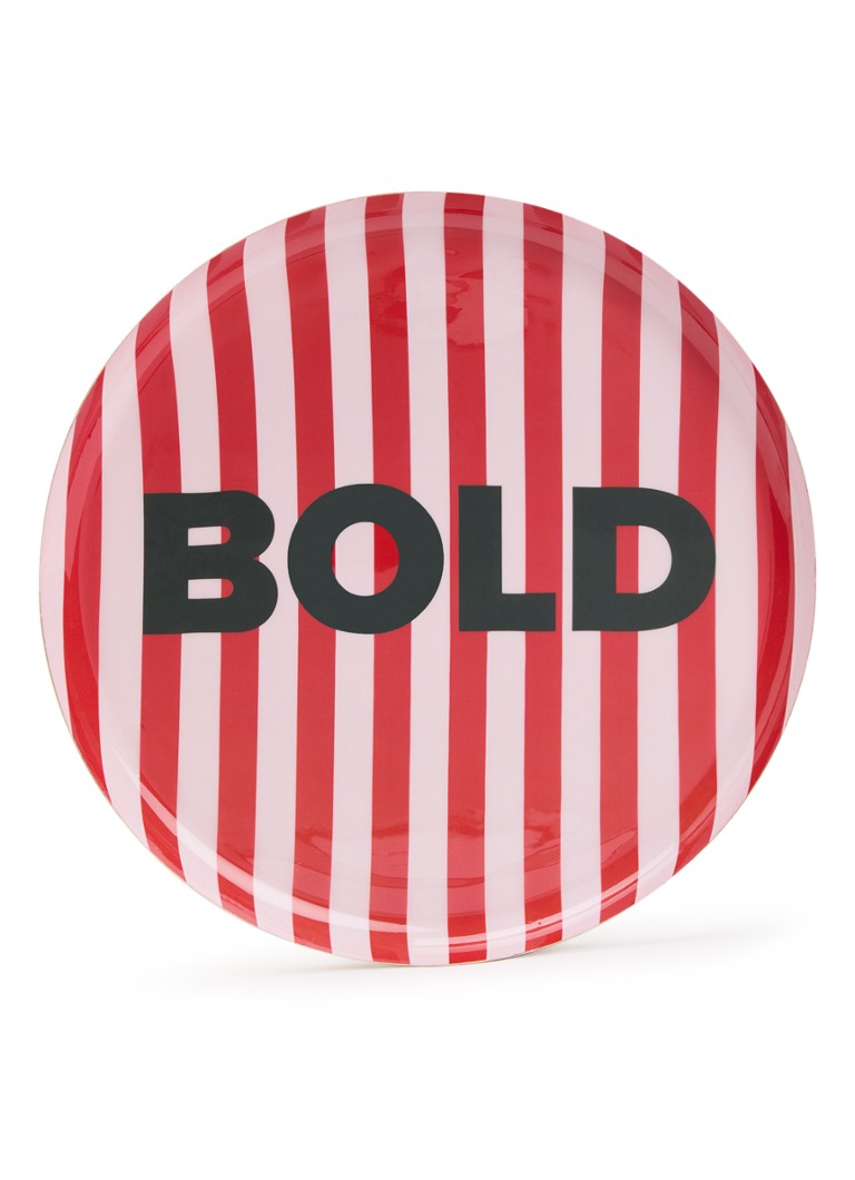 Vtwonen Bold wandbord 35 cm Rood - Deal