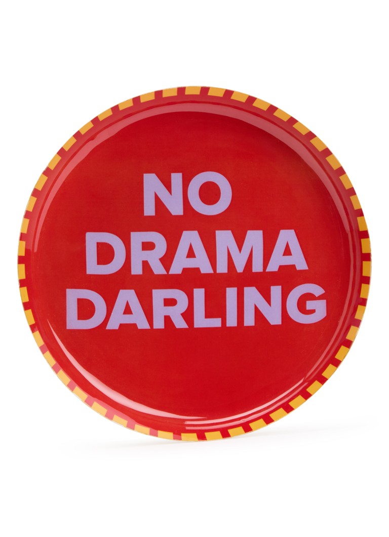 Vtwonen Darling wandbord 20 cm Rood - Deal