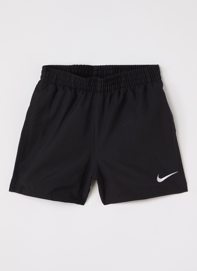 Nike Jongens Zwemshorts met logoborduring in de kleur Zwart, maat: M