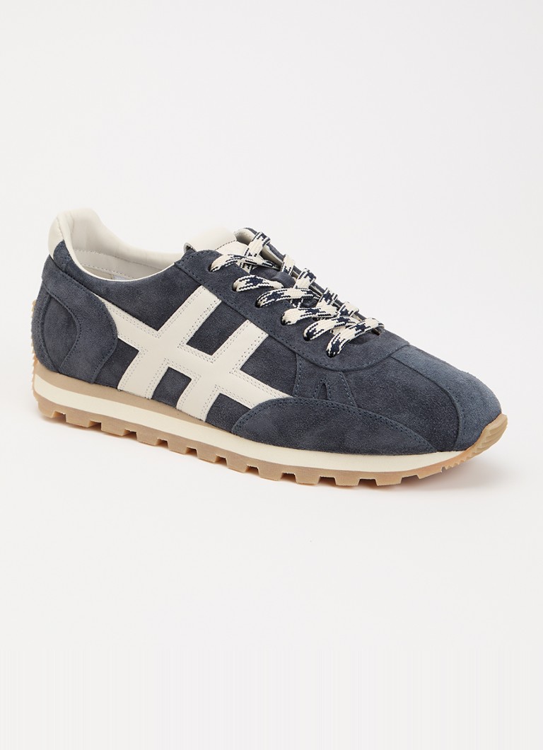 Hogan Dames 86er sneaker van suède in de kleur Donkerblauw, maat: 41