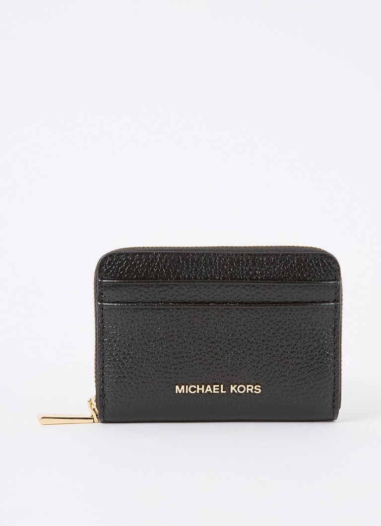Michael Kors Dames Jet Set Small portemonnee van leer in de kleur Zwart, maat: one size